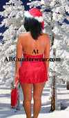 Stylish Women's Santa 4 Piece Ensemble-belimage-ABC Underwear