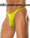 Stylish Yellow Bong Thong for Discerning Gentlemen-Male Power-ABC Underwear