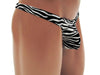 Stylish Zebra Print Thong for Men Crafted by NDS Wear-NDS WEAR-ABC Underwear