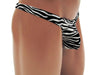 Stylish Zebra Print Thong for Men Crafted by NDS Wear - BLOWOUT SALE!