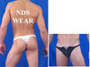 Stylish and Alluring Men's Jacquard Lace-up Thong - BLOWOUT SALE!