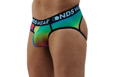 Stylish and Alluring Rainbow Rising Men's Jock String Thong - BLOWOUT SALE!