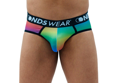 Stylish and Alluring Rainbow Rising Men's Jock String Thong - BLOWOUT SALE!