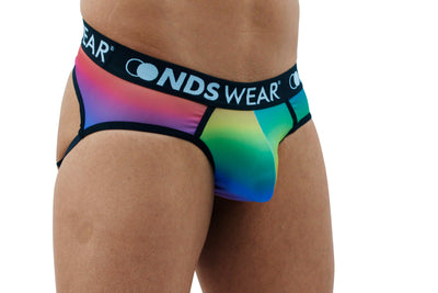 Stylish and Alluring Rainbow Rising Men's Jock String Thong - BLOWOUT SALE!