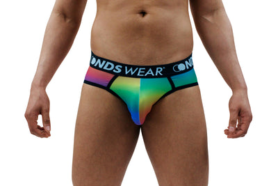 Stylish and Alluring Rainbow Rising Men's Jock String Thong - BLOWOUT SALE!