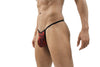Stylish and Bold Men's Thong with Red, Black, and Cappuccino Zebra Print-NDS WEAR-ABC Underwear