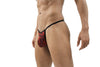 Stylish and Bold Men's Thong with Red, Black, and Cappuccino Zebra Print - BLOWOUT SALE!