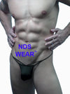 Stylish and Comfortable Black Double String Men's Thong - BLOWOUT SALE!