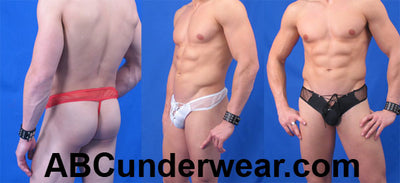 Stylish and Comfortable Men's Lace-up G-String for the Modern Gentleman-ABC Underwear-ABC Underwear