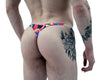 Stylish and Contemporary Men's Thong with Abstract Art Design-NDS Wear-ABC Underwear