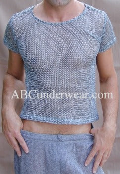Stylish and Contemporary Metal Mesh Shirt for Fashion-forward Individuals-Elee-ABC Underwear