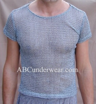 Stylish and Contemporary Metal Mesh Shirt for Fashion-forward Individuals-Elee-ABC Underwear