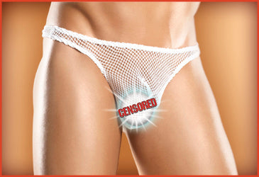 Stylish and Daring Men's Fishnet Thong