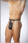 Stylish and Edgy Medic Studded Cire Thong for the Fashion-forward Shopper-Male Power-ABC Underwear