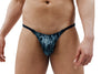 Stylish and Functional Black Flame Men's Thong with Convenient Clip-NDS Wear-ABC Underwear