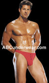 Stylish and Sophisticated Men's Silk Thong with Button Detailing-Magic Silk-ABC Underwear