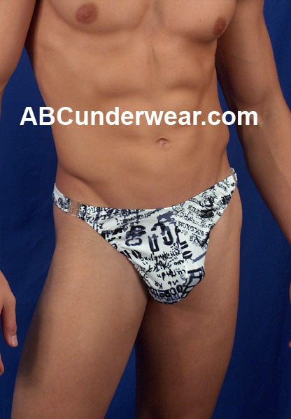Stylish and Trendy Gregg Graffiti Clip Thong for Fashion-forward Individuals