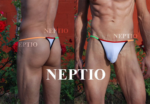 Stylish and Vibrant Assortment of Men's Multi-Colored String Thongs - BLOWOUT SALE!