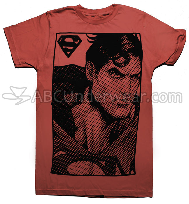 Superman Dot Art Retro Comic T-Shirt