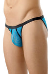 Swirl Mesh Mens Sheer String Bikini Brief - Closeout Sport Brief Underwear-Male Power-ABC Underwear
