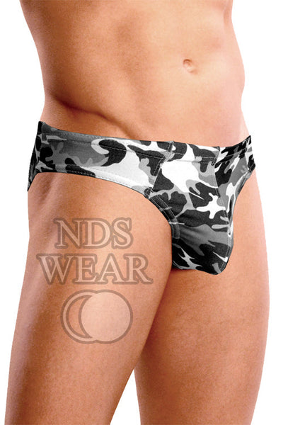 Theo's Grey Camo Mens Bikini - BLOWOUT SALE!