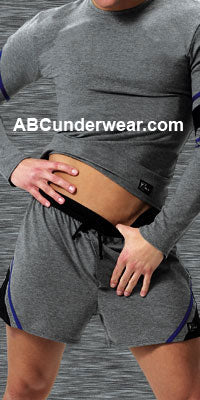 Tri-Color Spandex Jersey Baggy Boxers