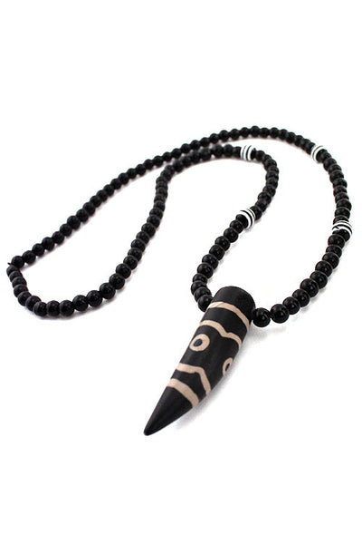 Tribal Hunter Tooth Necklace-Village Gifts-ABC Underwear