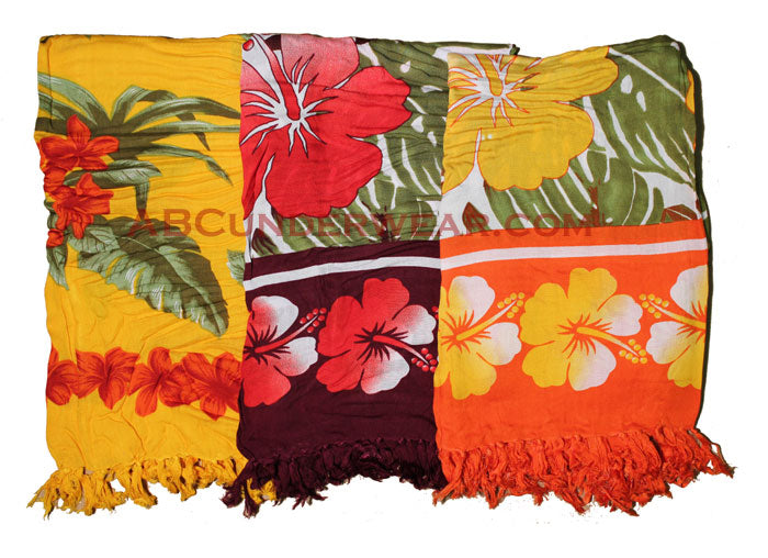 Tropical Floral Sarong