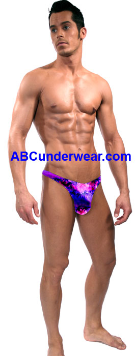 Tropical Palm Print Thong Swimsuit: Embrace the Exotic Vibes