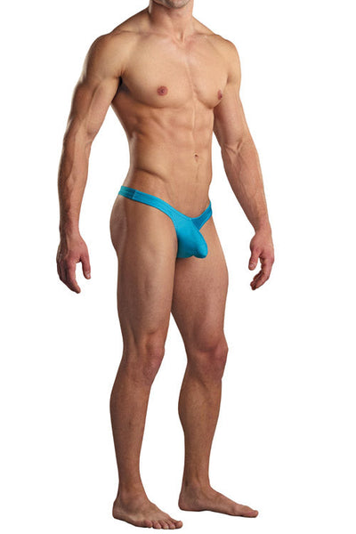 Turquoise Euro Male Spandex Pouch Thong Underwear: A Stylish and Comfortable Choice for Men-Male Power-ABC Underwear