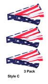 USA Flag Headband - Stars and Stripes Ties in Back-NEPTIO-ABC Underwear