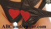 Unisex Velcro Heart Thongs for Couples-Gregg Homme-ABC Underwear