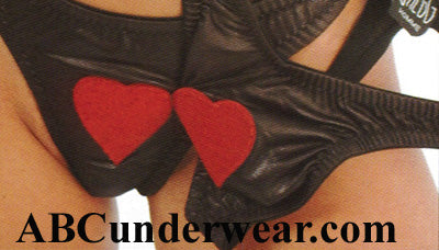 Unisex Velcro Heart Thongs for Couples