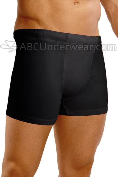 Uzzi Men's Solid Color Swimsuit Trunk-Uzzi-ABC Underwear