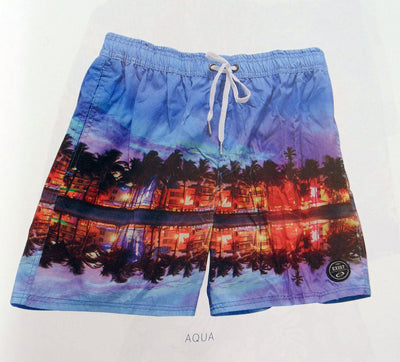 Vacation Island Retreat Mens Swim Short-Exist-ABC Underwear