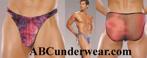 Velvet Mesh Bikini - Small