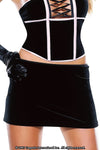 Velvet Mini Skirt-Coquette-ABC Underwear