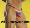 Vibrant Key West Rainbow Thong: A Stylish Addition to Your Summer Wardrobe-Male Power-ABC Underwear