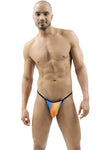 Vibrant Spectrum: Men's Thong with Rainbow Illusion-NDS WEAR-ABC Underwear