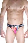Vibrant and Artistic Men's Thong by NDS Wear®-NDS Wear-ABC Underwear