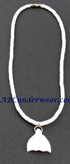 Whale Tail Bone & Puka Necklace-ABCunderwear.com-ABC Underwear