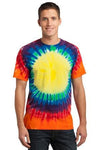 Window Tie Dye T-shirt Rainbow Unisex-sanMar-ABC Underwear