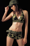 Women's Camouflage Army Swimsuit-ABC Underwear-ABC Underwear