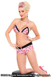 Womens Heart Bikini Top & Short -Closeout-Coquette-ABC Underwear