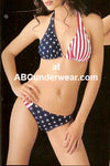 Women's Stylish American Flag Bikini-ABC Underwear-ABC Underwear