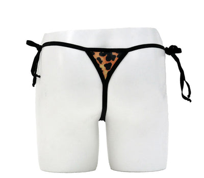 Women's Stylish Tie Side Printed Thong - BLOWOUT SALE!