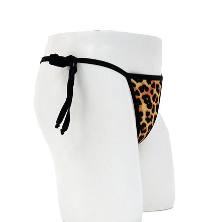 Women's Stylish Tie Side Printed Thong - BLOWOUT SALE!