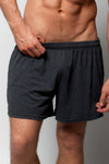 YMLA Gym Short with Pockets - Black-YMLA-ABC Underwear