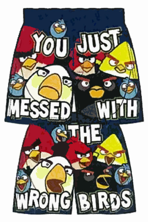 You Just Messed With The Wrong Birds Boxer - Clearance Medium