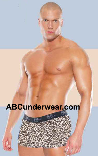 Zakk Microfiber Boxer Brief Leopard